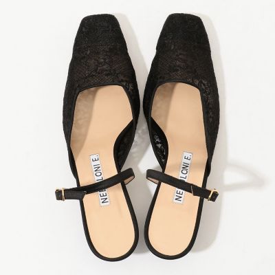 NEBULONI E． LACE ミュールパンプス | maison