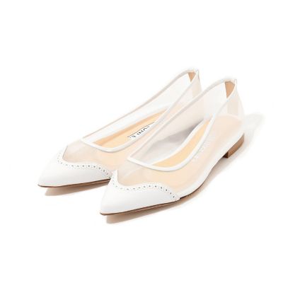 セブンイレブン 冬ギフト カタログ NEBULONI E． フラットパンプス TULLE MESH 靴