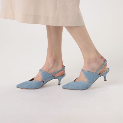 NEBULONI E． CUTWORK ミュールパンプス