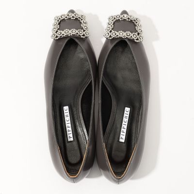 靴 PIPPICHIC Anna V Flat Shose PIPPICHIC ANNA V JEWERLY 9 フラット