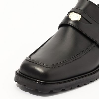 PIPPICHIC SISSI◆牛革　ライトソールローファー　　黒　23.5㎝ PIPPICHIC SISSI COIN ローファー | maison