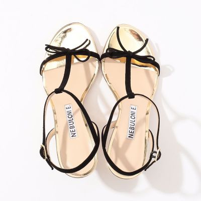 NEBULONIIE✖️TomorrowLandローヒールサンダル NEBULONI E． RIBBON ヒールサンダル | maison