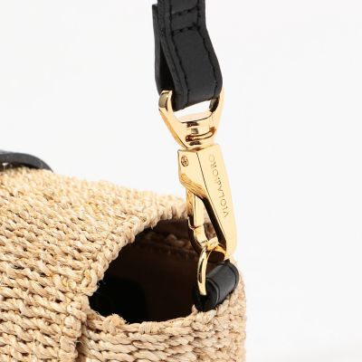 ＶＩＯＬＡｄ’ＯＲＯ　アバカレザーベルトマイクロショルダーバッグ