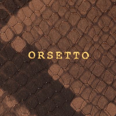 ＯＲＳＥＴＴＯ　パイソンプリントレザー　ハンドバッグ