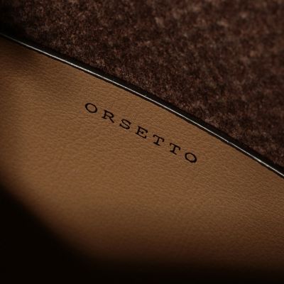 ＯＲＳＥＴＴＯ　パイソンプリントレザー　ハンドバッグ