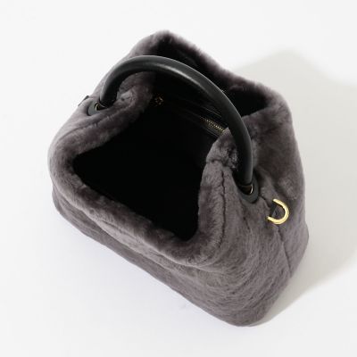【別注】Ｅｌｌｅｍｅ×ＴＯＭＯＲＲＯＷＬＡＮＤ　ＳＨＥＡＲＩＮＧ　ＳＭＡＬＬ　ＲＡＩＳＩＮ　ハンドバッグ