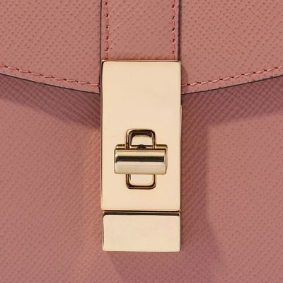 Carol J． レザーフラップハンドバッグ | maison
