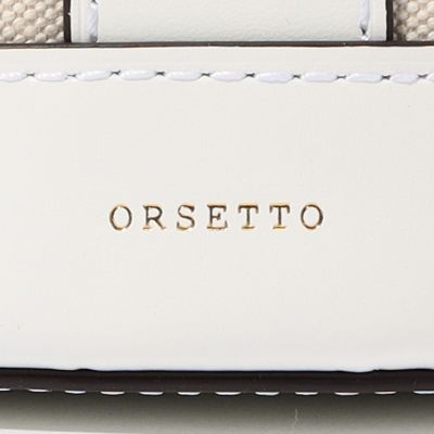 ORSETTO コットンリネンコンビバッグ | maison