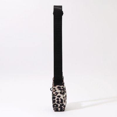 GANNI Recycled Tech レオパード ショルダーバッグ