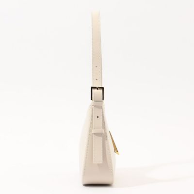 DeMellier シエナ ホーボーショルダーバッグ White 海外限定 DEMELLIER デメリエー ショルダーバッグ SMALL VANCOUVER