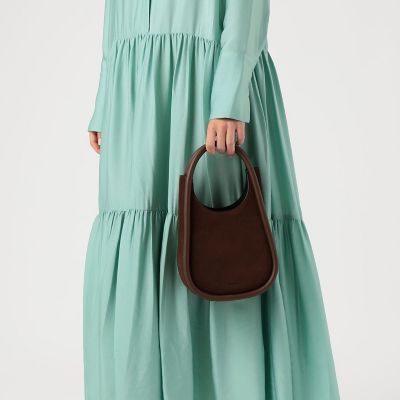 ORSETTO スエードコンビ ラウンドバッグ | maison TOMORROWLAND