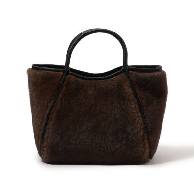 TOMORROWLAND フェイクファーハンドバッグ | maison