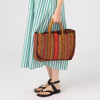 Soeur PAPYE MINI ラフィアトートバッグ | maison