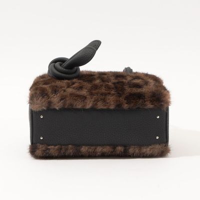 VASIC APERO MINI ハンドバッグ 本革 ノット ブラウン 良品 VASIC APERO MINI ハンドバッグ 本革 ノット ブラウン 良品