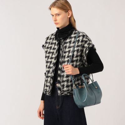 未使用級♡ペリーコ トゥモローランド別注 エナメルオープントゥパンプス 23ss Atelier TOMORROWLAND SHELL MINI