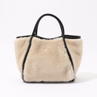 TOMORROWLAND フェイクファー トートバッグ | maison