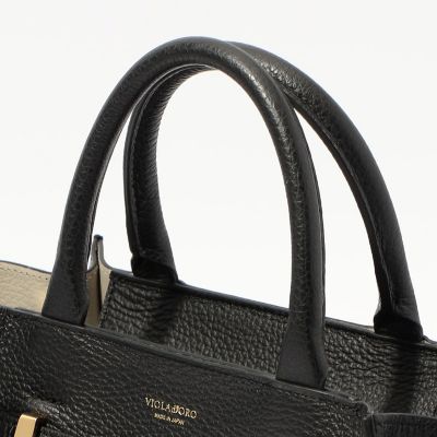 VIOLAd'ORO イタリアンWフェイスレザーミニトートバッグ