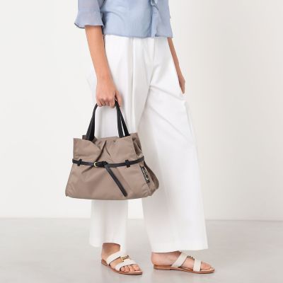 VIOLAd'ORO NYLON BIANCA トートバッグ | maison