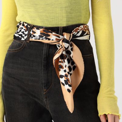 TOMORROWLAND 切り替えアニマル柄スカーフ | maison