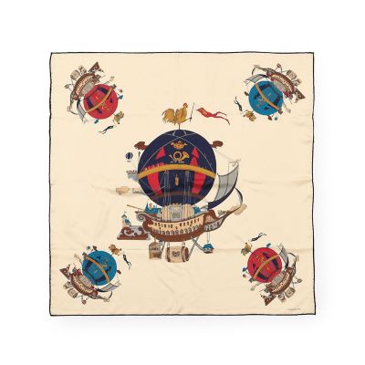 ＜maison TOMORROWLAND＞ＴＯＭＯＲＲＯＷＬＡＮＤ　ＳＴＯＬＥ　Ｅ　ＢＡＬＬＯＮ　シルクスカーフ