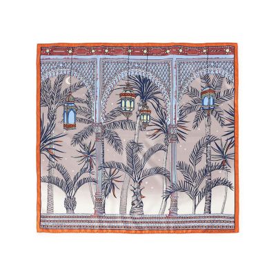 別注】MANIPURI GARDEN シルクスカーフ | maison