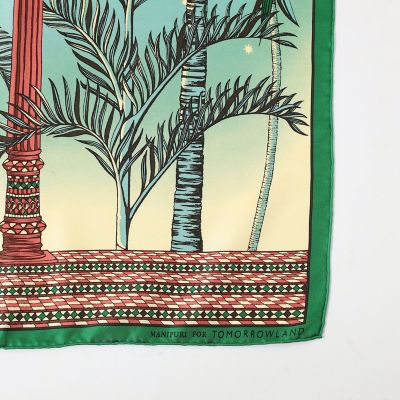別注】MANIPURI GARDEN シルクスカーフ | maison