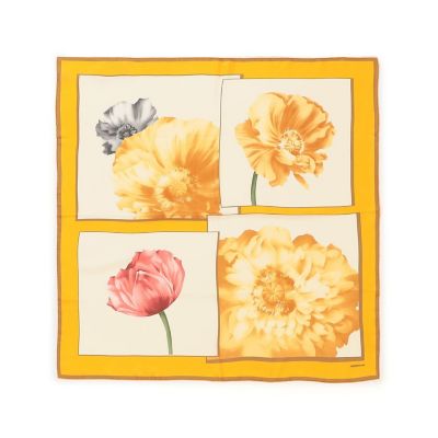 maison TOMORROWLAND/メゾン トゥモローランド TOMORROWLAND FLAME FLOWER シルクスカーフ