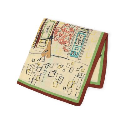 ＜maison TOMORROWLAND＞【別注】ＭＡＮＩＰＵＲＩ　ＬＯＮＤＯＮ　ＣＩＴＹ　スカーフ