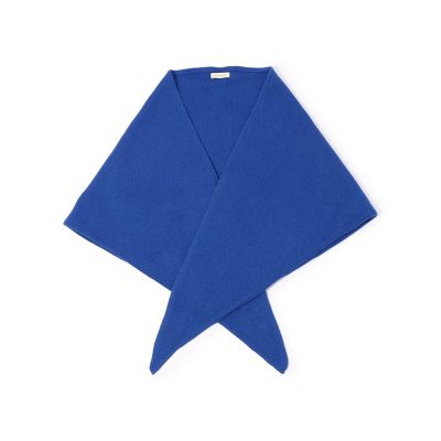 maison TOMORROWLAND/メゾン トゥモローランド TOMORROWLAND トライアングル ストール 65ブルー スカーフ・ショール【三越伊勢丹/公式】