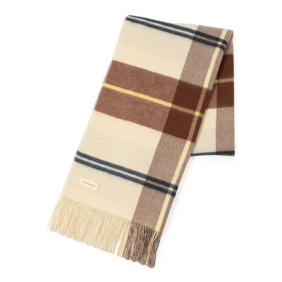 ＜maison TOMORROWLAND＞ＴＯＭＯＲＲＯＷＬＡＮＤ　カシミヤ　ダブルフェイス　チェックストール