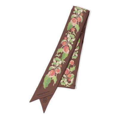 maison TOMORROWLAND/メゾン トゥモローランド Atelier TOMORROWLAND AUTUMN FLOWER BANDEAU シルクスカーフ 48Dブラウンケイ スカーフ・ショール【三越伊勢丹/公式】