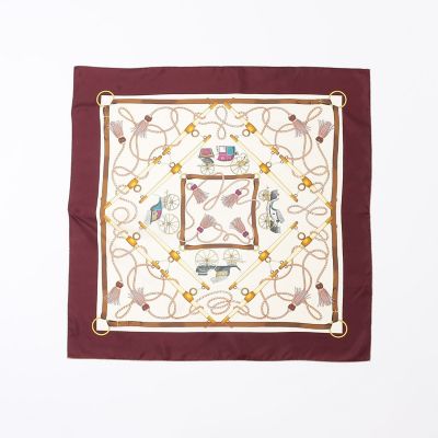 ATELIER TOMORROW TASSEL シルクスカーフ