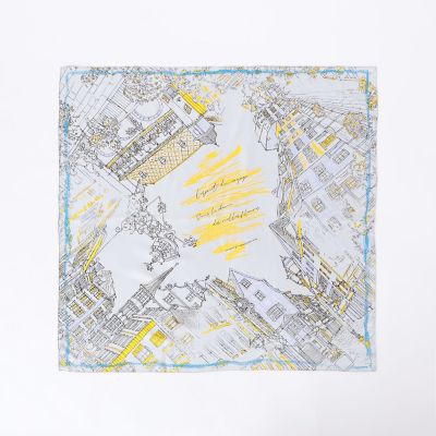 別注】manipuri CITY シルクスカーフ | maison