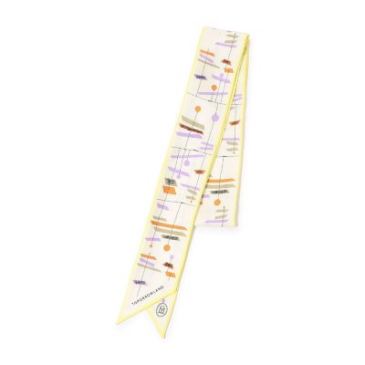 ＜maison TOMORROWLAND＞Ａｔｅｌｉｅｒ　ＴＯＭＯＲＲＯＷＬＡＮＤ　ＭＵＳＩＣ　ＢＡＲシルク　ボウタイスカーフ