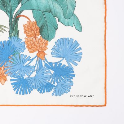 Atelier TOMORROWLAND LEAF シルクスカーフ