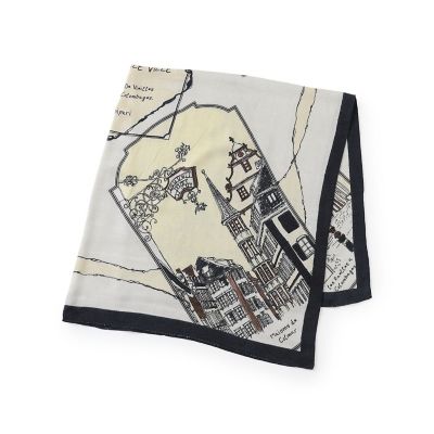 別注】manipuri VIALGGE ウールシルク スカーフ
