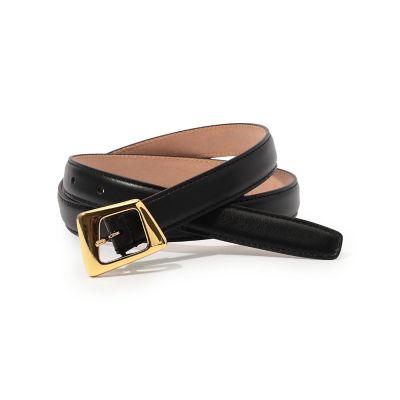 新品ATELIER AMBOISE【別注】conteゴールドバックルレザーベルト ATELIER AMBOISE ゴールド バックル レザーベルト