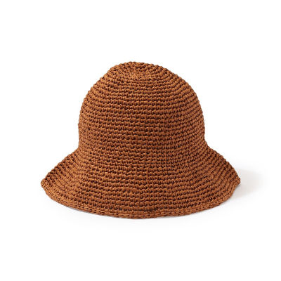 【SALE】トゥモローランド KARAKORAM ACCESSORIES ペーパーハット 47ブラウン 帽子