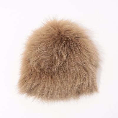 YVES SALOMON フォックスファーキャップ | maison