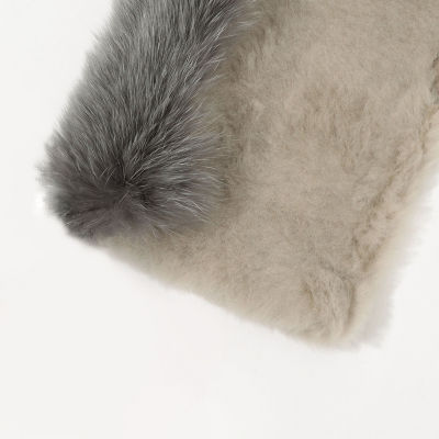 専用です新品タグ付きkarl donoghue ムートン ライダースS Cinquanta（チンクアンタ）ムートンレザーダブルライダース L925/2