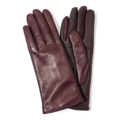  トゥモローランド Gala Gloves タッチパネル対応 レザーグローブ 39ボルドー 手袋・グローブ