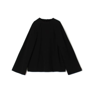 ＜maison TOMORROWLAND＞ジョーゼットサテン　２ＷＡＹポンチョブラウス