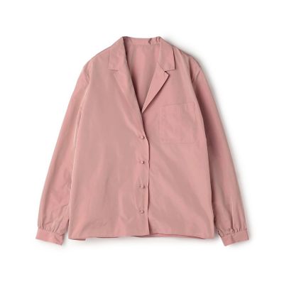 ＜maison TOMORROWLAND＞ポリエステルタフタ　オープンシャツ
