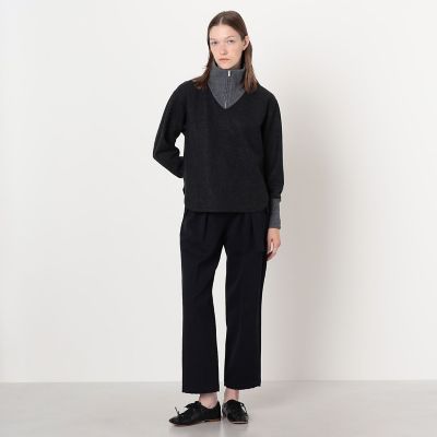 予約商品11月下旬以降順次お届け】ウールカシミヤニットフランネル