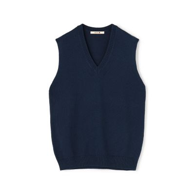 ＜maison TOMORROWLAND＞カラーコットン　Ｖネックニットプルオーバー