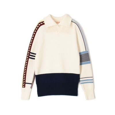 maison TOMORROWLAND/メゾン トゥモローランド ウールポリエステル スキーニット