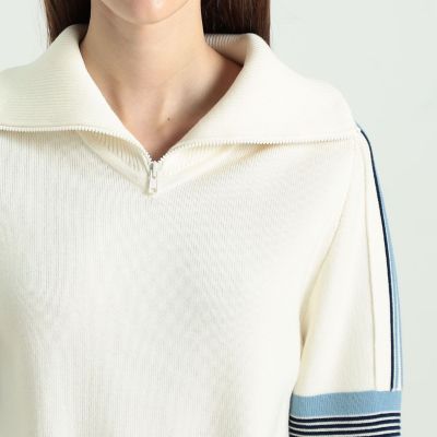ウールポリエステル　スキーニット