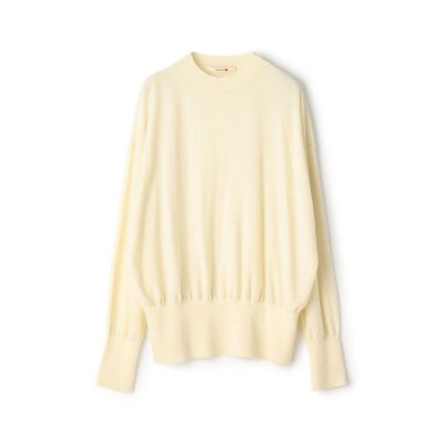 ＜maison TOMORROWLAND＞スパークルファインウール　クルーネックプルオーバー