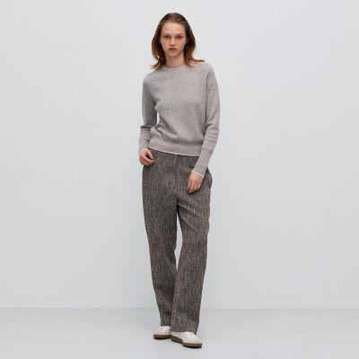 ラメウール ベーシックプルオーバーニット | maison TOMORROWLAND