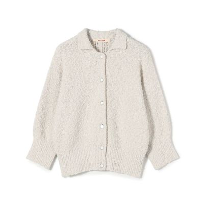 ＜maison TOMORROWLAND＞【予約商品２月上旬以降順次お届け】ファンシーヤーン　ポロカラーカーディガン